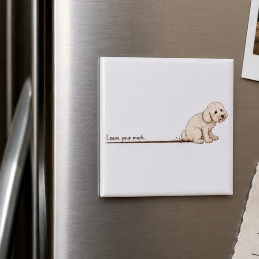 “Leave Your Mark” Labradoodle Magnet
